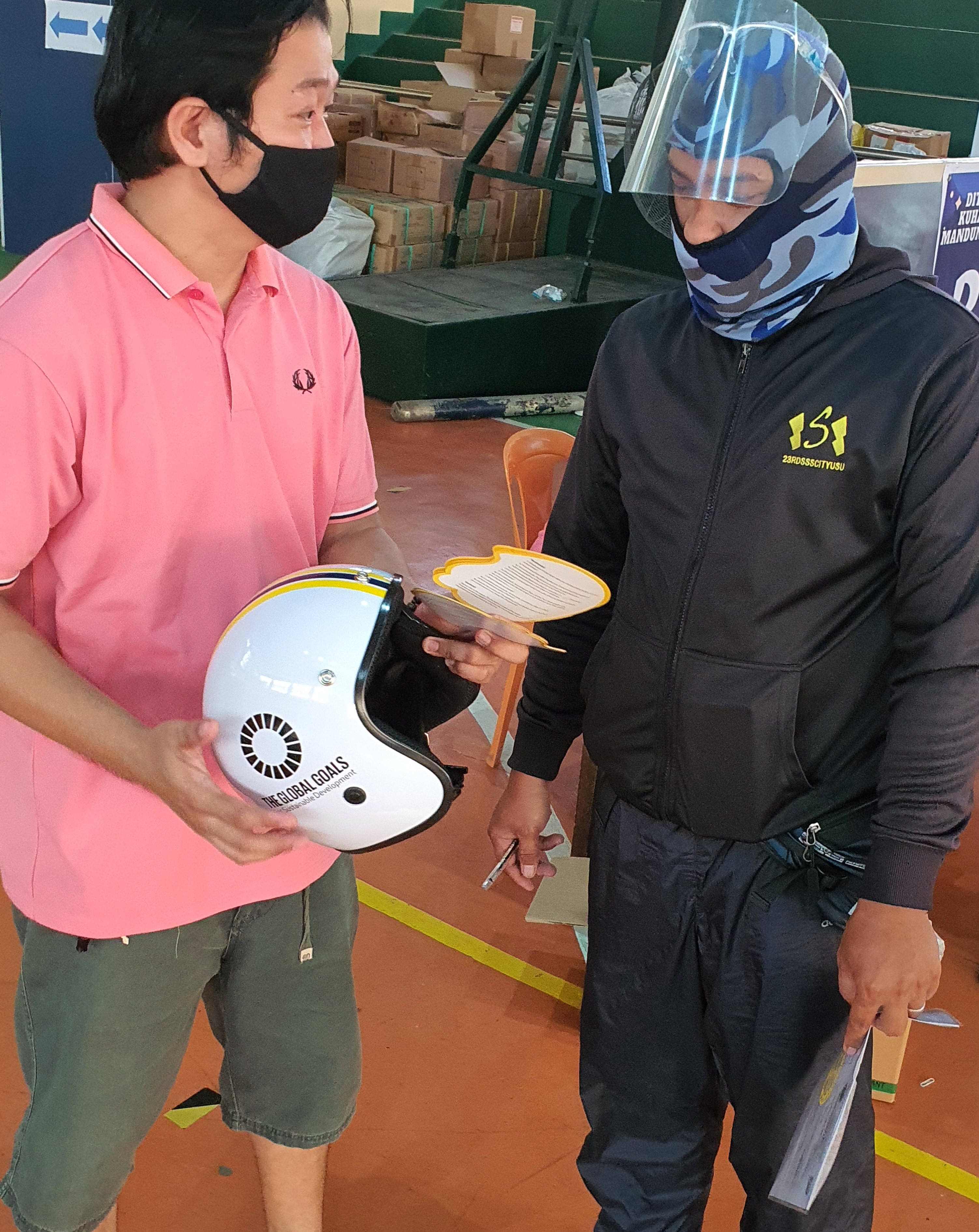 Safety Delivered Helmet